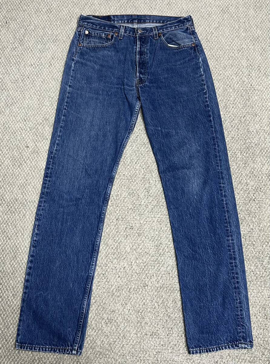 良品① 501 米國(guó)制 1996年制造W34L36 LEVI’S gpzハーレー TOPGUN USA リーバイス　ショベル　ninja デニム