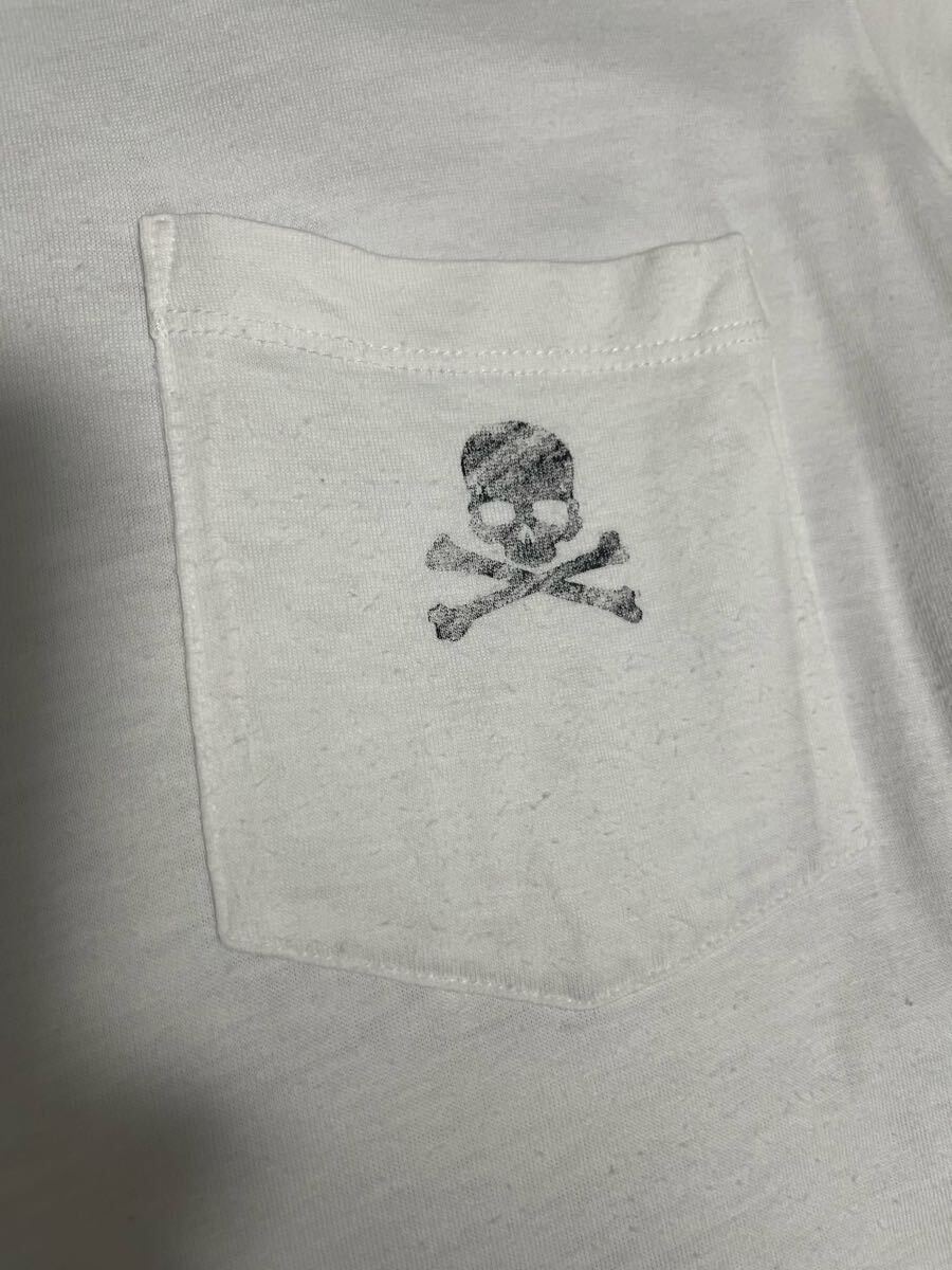VISVIM×MASTERMIND JAPAN 掠れロゴポケットTシャツ M