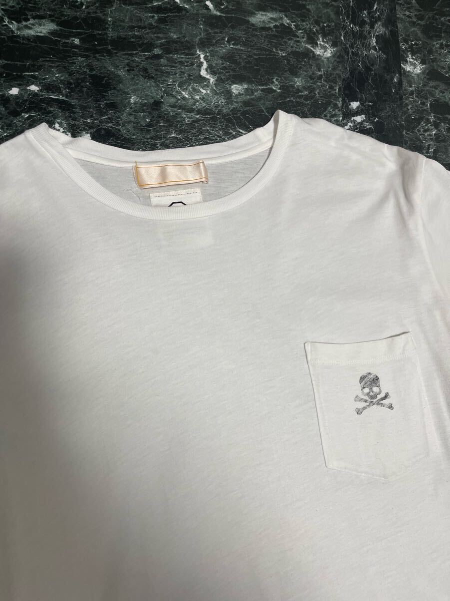 VISVIM×MASTERMIND JAPAN 掠れロゴポケットTシャツ M