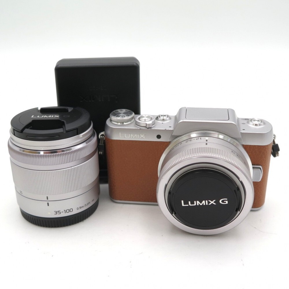 1円? Panasonic パナソニック LUMIX DMC-GF7 ミラーレス一眼カメラ レンズ2點(diǎn) 動(dòng)作未確認(rèn) 現(xiàn)狀品 y295-3643024【Y商品】