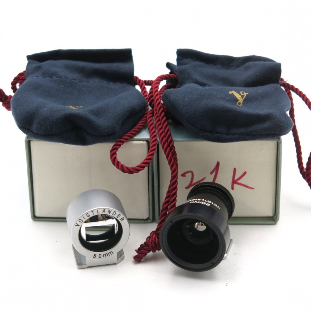 1円? Voigtlander フォクトレンダー 28mm/50mm ビューファインダー 箱付 動(dòng)作未確認(rèn) 現(xiàn)狀品 y58-3708739【Y商品】