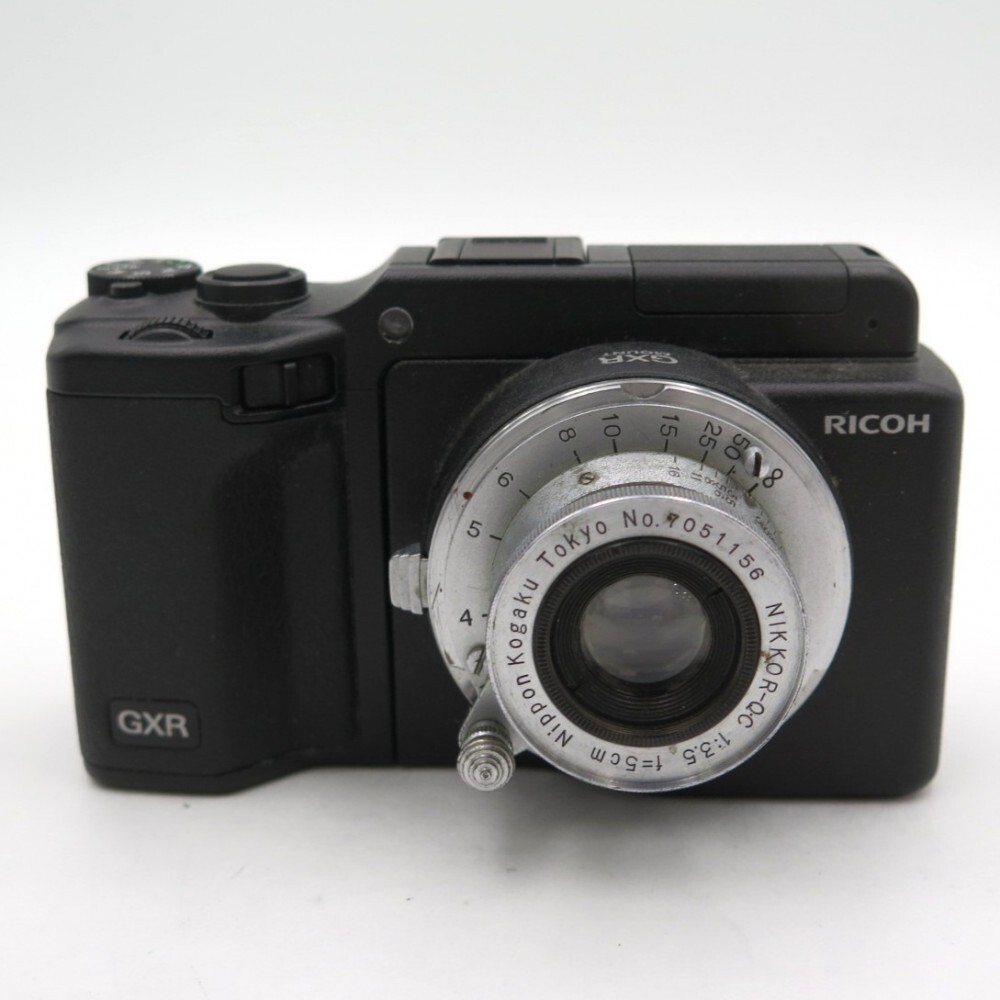 1円? RICOH リコー GXR デジタルカメラ NIKKOR-Q?C 5cm F3.5 動(dòng)作未確認(rèn) 現(xiàn)狀品 y125-3710754【Y商品】