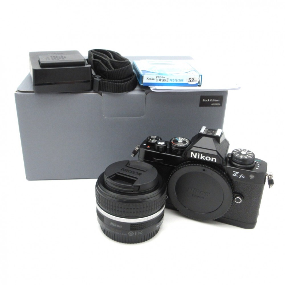 1円? Nikon ニコン Zfc デジタルミラーレス一眼カメラ ブラック NIKKOR Z 28mm 1:2.8 SE 箱付 動作確認(rèn)済 現(xiàn)狀品 y303-3590866【Y商品】