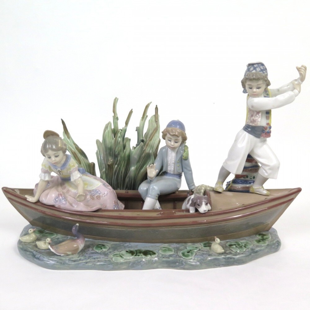 1円? 限定 Lladro リヤドロ 1371「Valencian Cruise」フィギュリン サイン入り 臺座付 ※同梱不可 y79-3640968【Y商品】