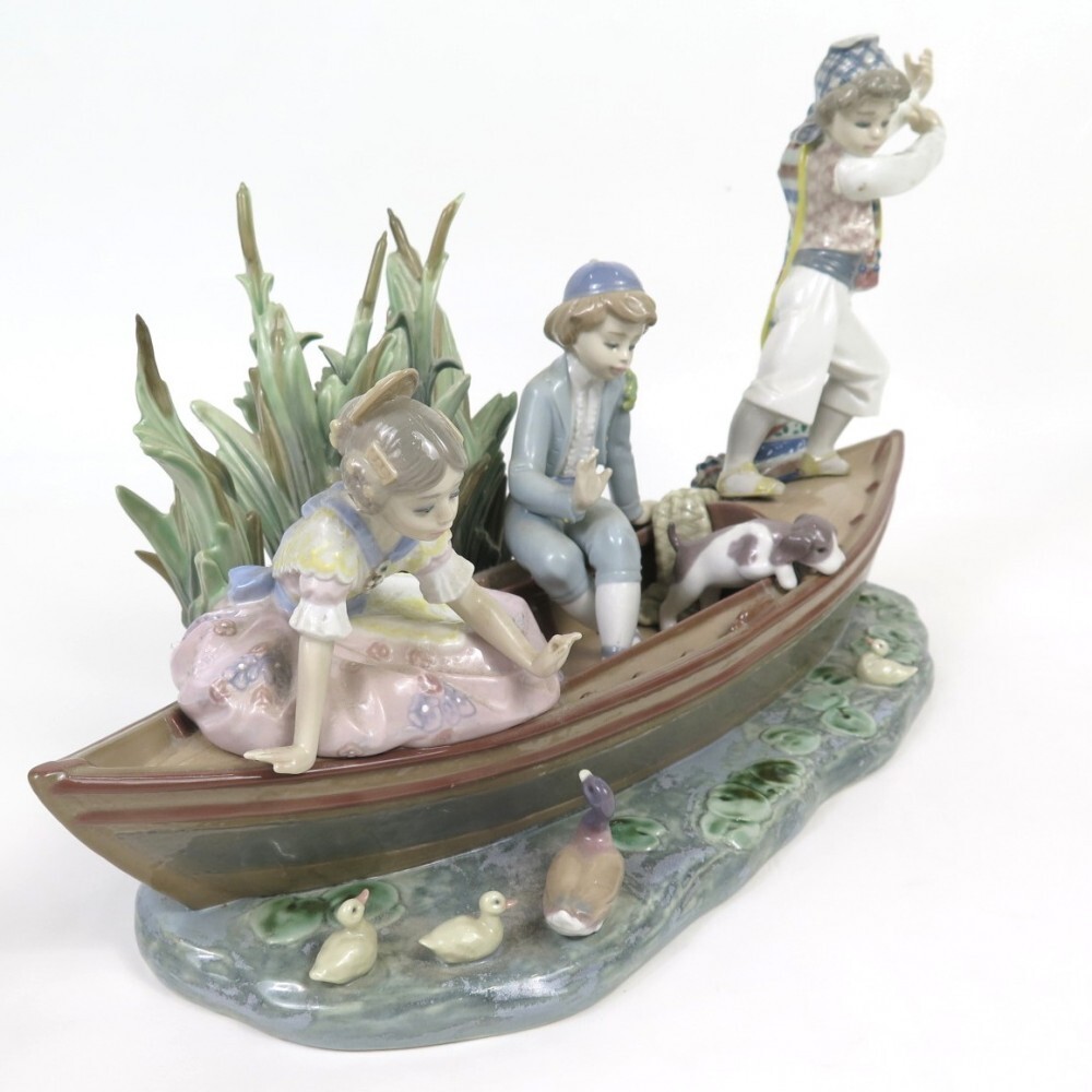 1円? 限定 Lladro リヤドロ 1371「Valencian Cruise」フィギュリン サイン入り 臺座付 ※同梱不可 y79-3640968【Y商品】