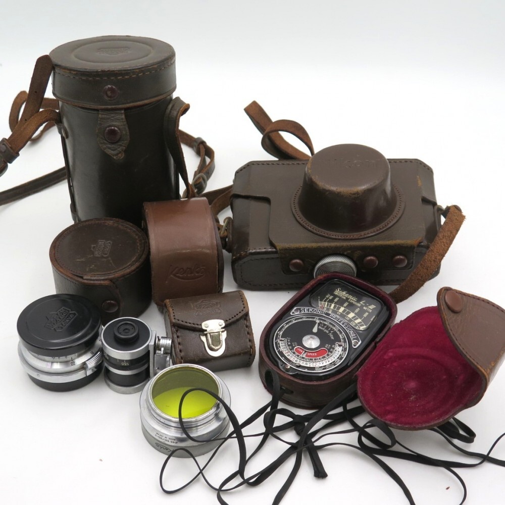 1円? Nikon ニコン S NIPPONKOGAKU TOKYO フィルムカメラ 他 ケース付 動(dòng)作不良あり ジャンク品 y290-3645078【Y商品】