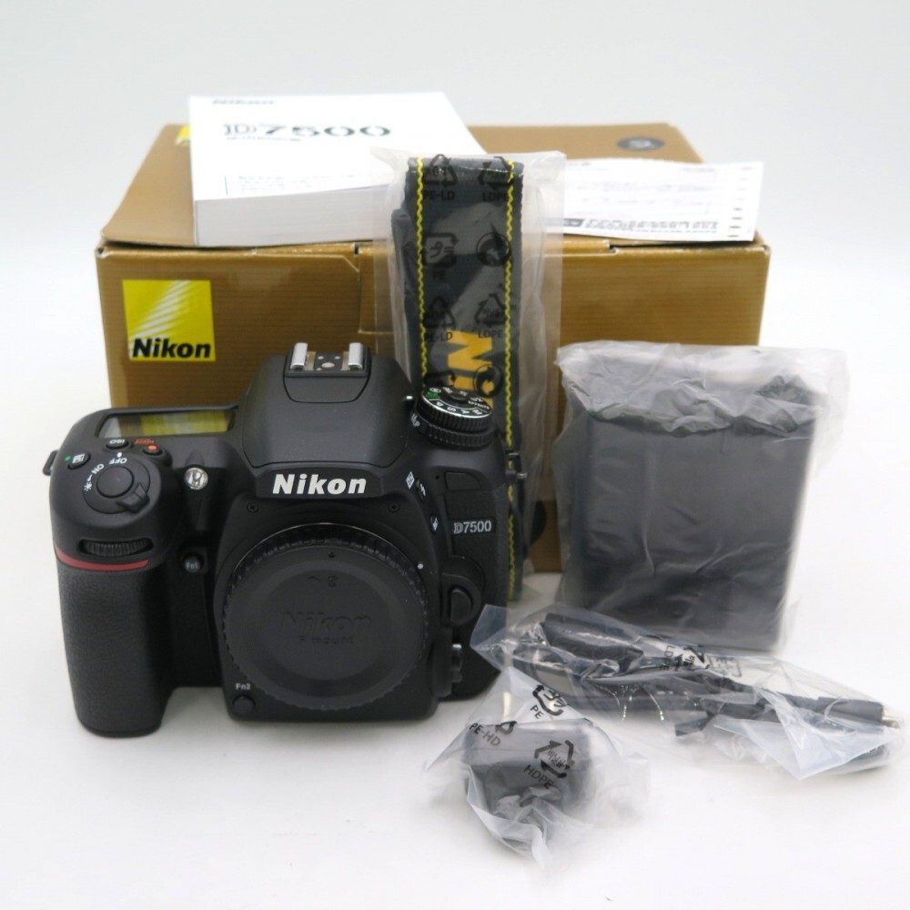1円? Nikon ニコン D7500 デジタル一眼レフカメラ ボディのみ 箱付 通電のみ確認済 現(xiàn)狀品 y190-3707459【Y商品】