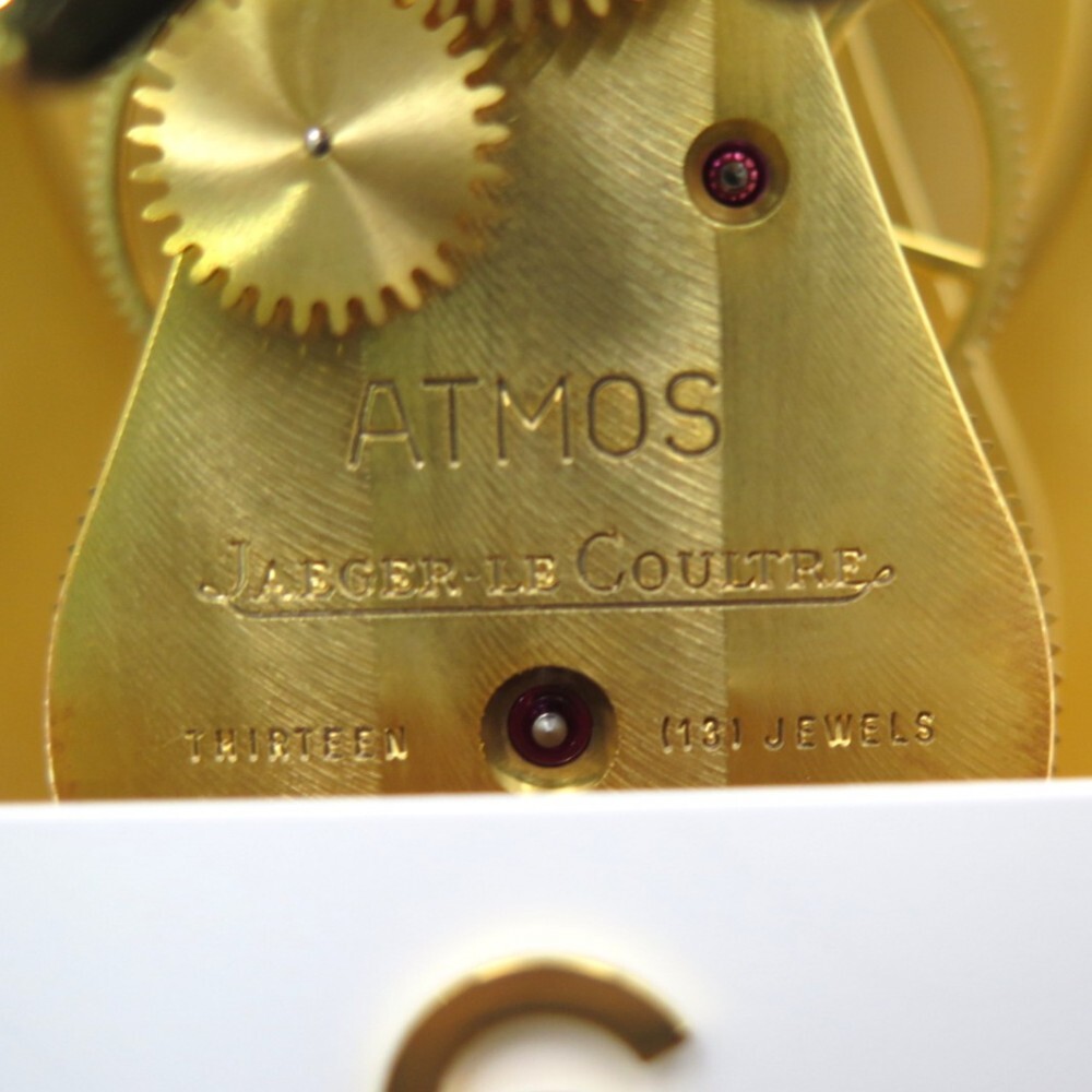 1円? JAEGER-LECOULTRE ジャガー?ルクルト アトモス 13 Jewels 置時(shí)計(jì) 動(dòng)作確認(rèn)済 現(xiàn)狀品 ※同梱不可 y81-3676717【Y商品】