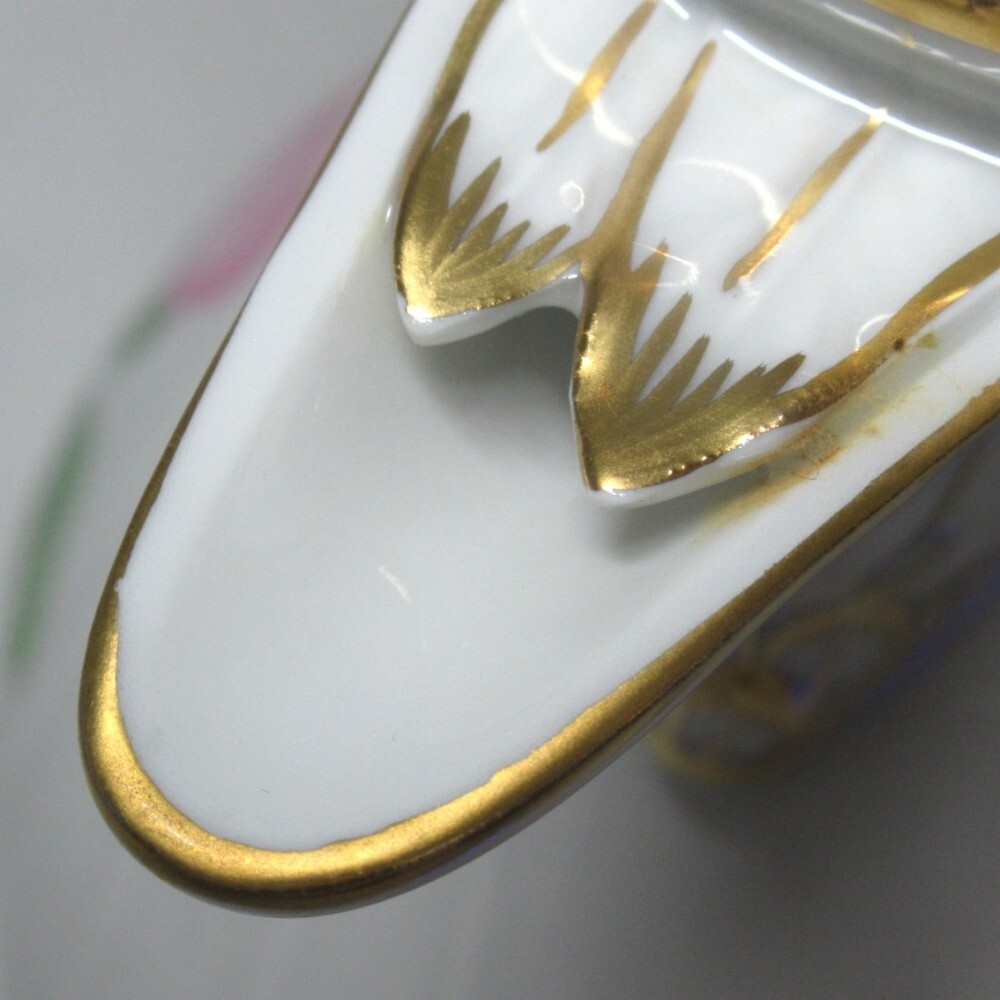 1円? Meissen マイセン ピンクローズ カップ/ソーサー/ポット 計(jì)3點(diǎn) y85-3607534【Y商品】