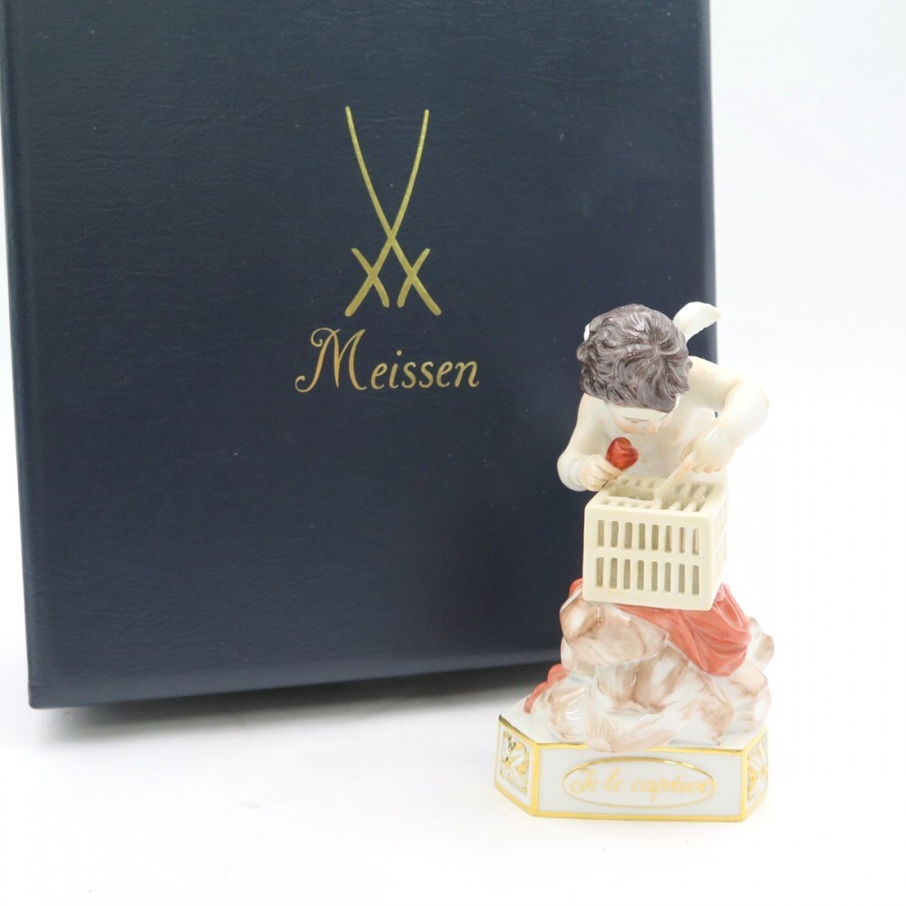 1円〜 Meissen マイセン 陶磁器小立像 天使シリーズ 60215