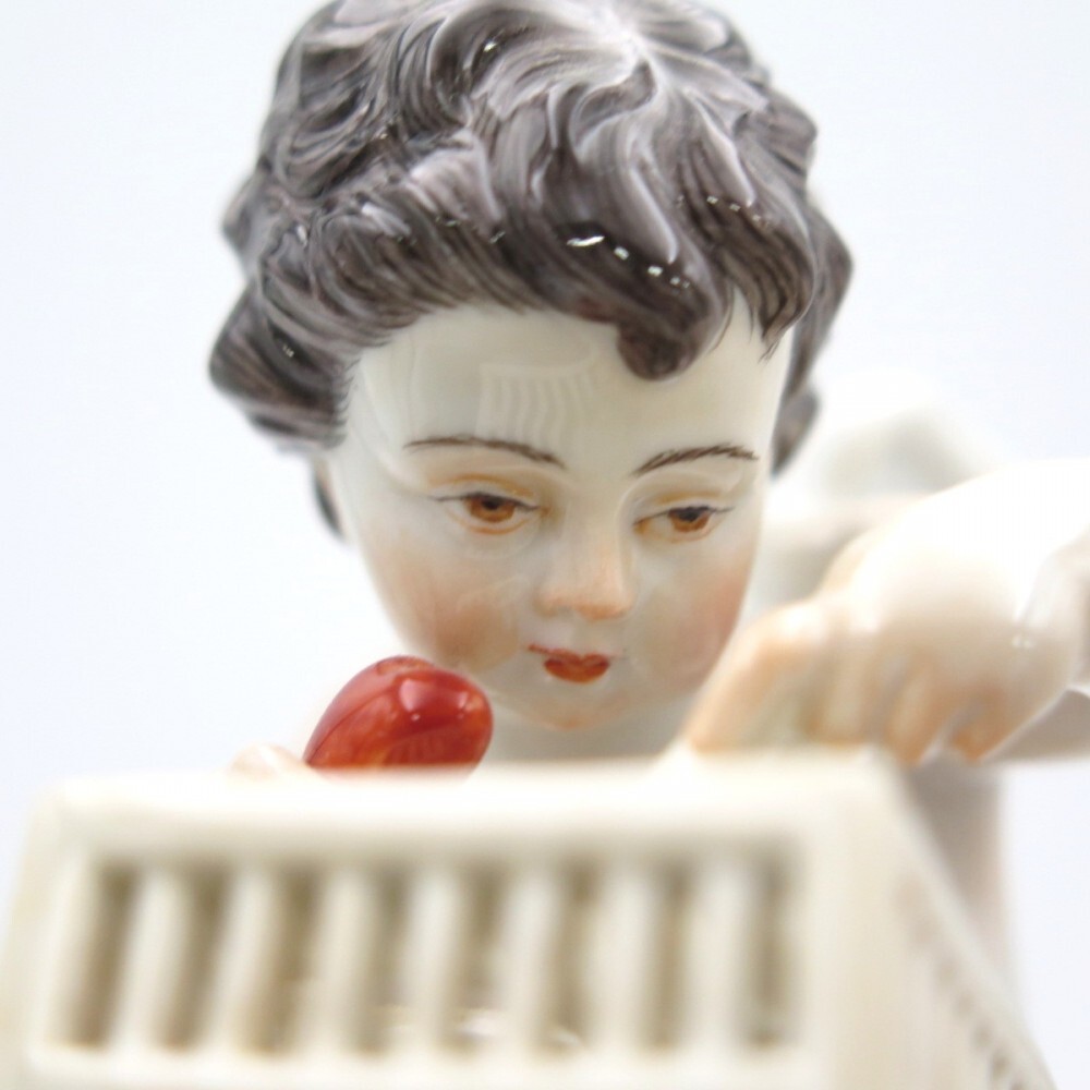 1円〜 Meissen マイセン 陶磁器小立像 天使シリーズ 60215
