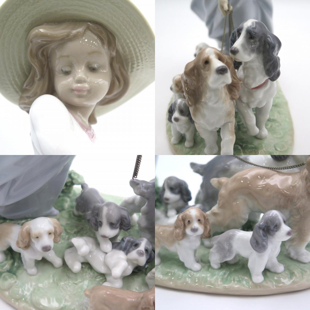 1円〜 Lladro リヤドロ 6784「仔犬たちの行進」プリビレッジ