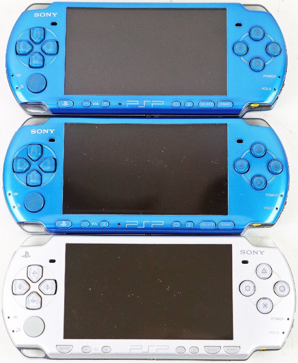 信頼への信頼 S◇ジャンク品◇ゲーム機 PSP 3台 まとめてセット ソニー/SONY PSP2000シリーズ