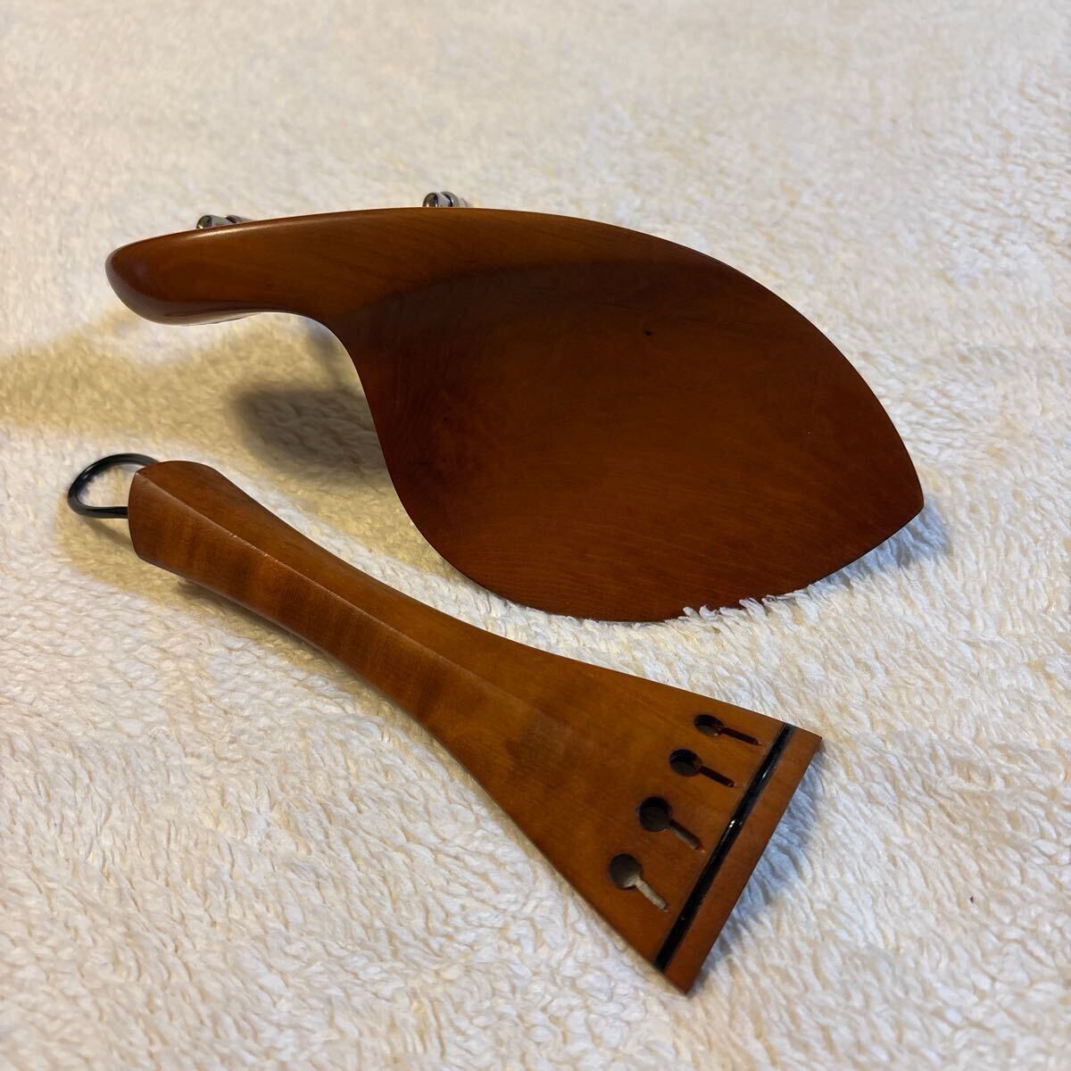 Otto Tempel オットーテンペル バイオリン　顎当て＆テールピース ボックスウッド 