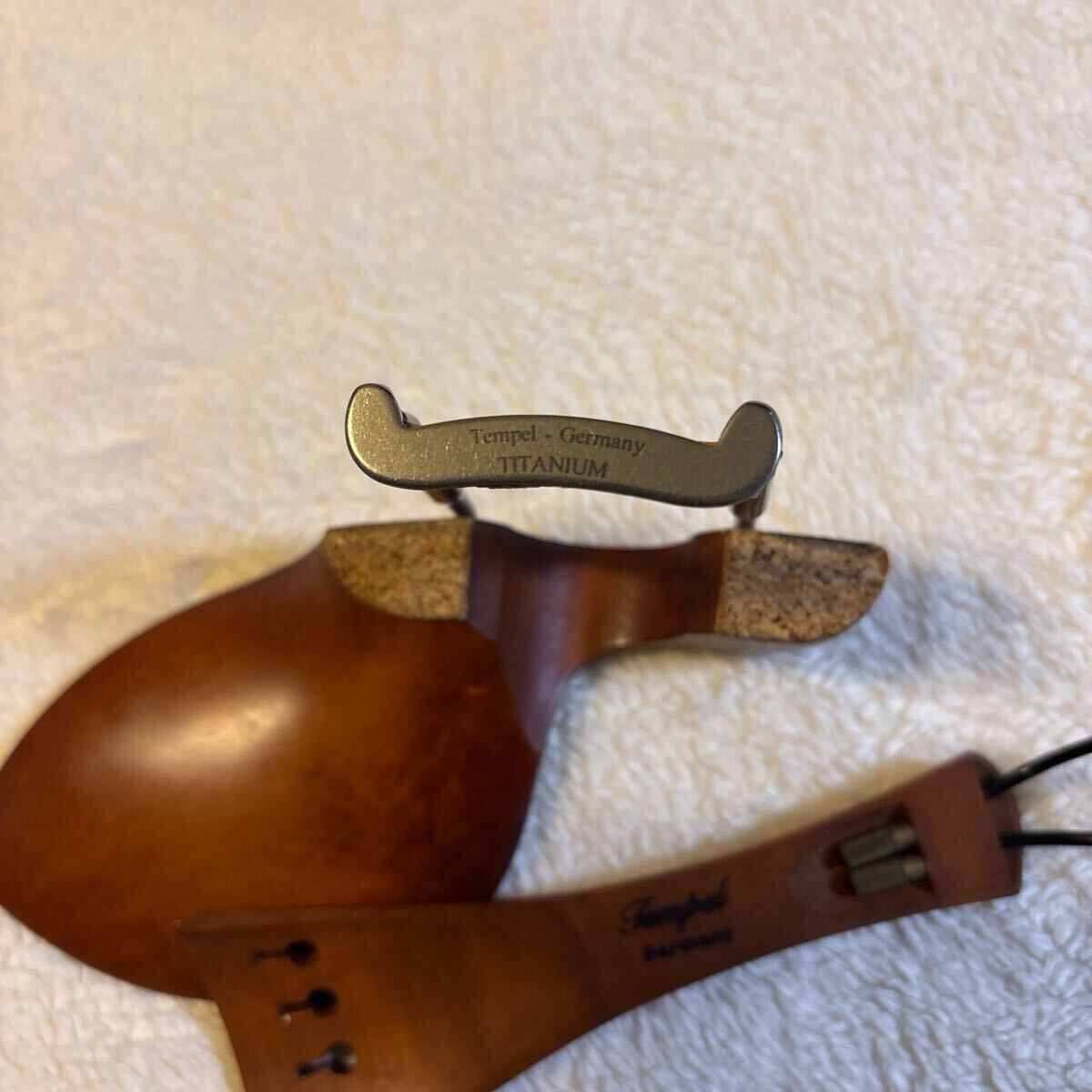 Otto Tempel オットーテンペル バイオリン　顎当て＆テールピース ボックスウッド 