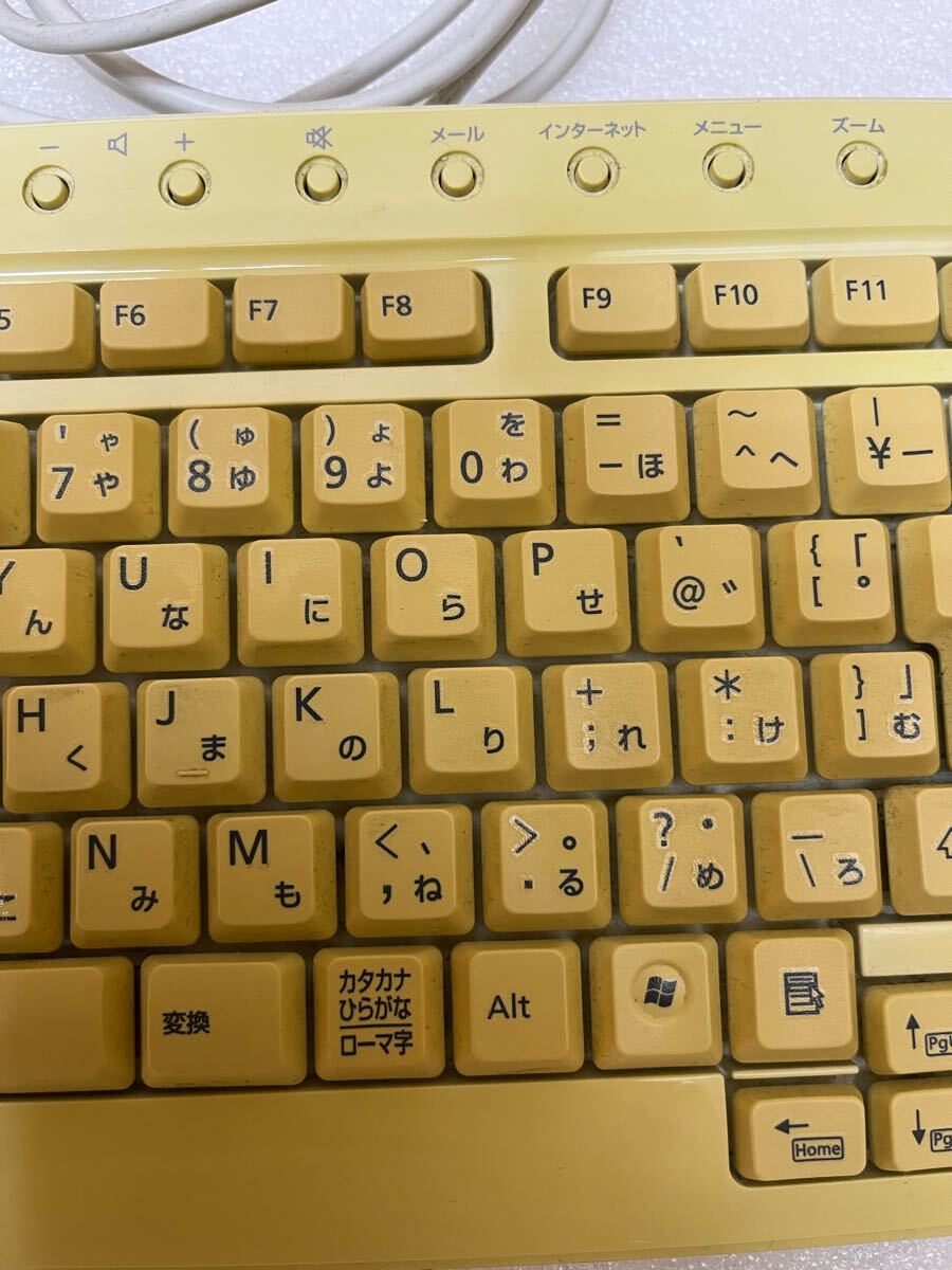 RE4504 富士通　パソコン　キーボード　KB-０７１５　未確認　現状品　0513_画像3