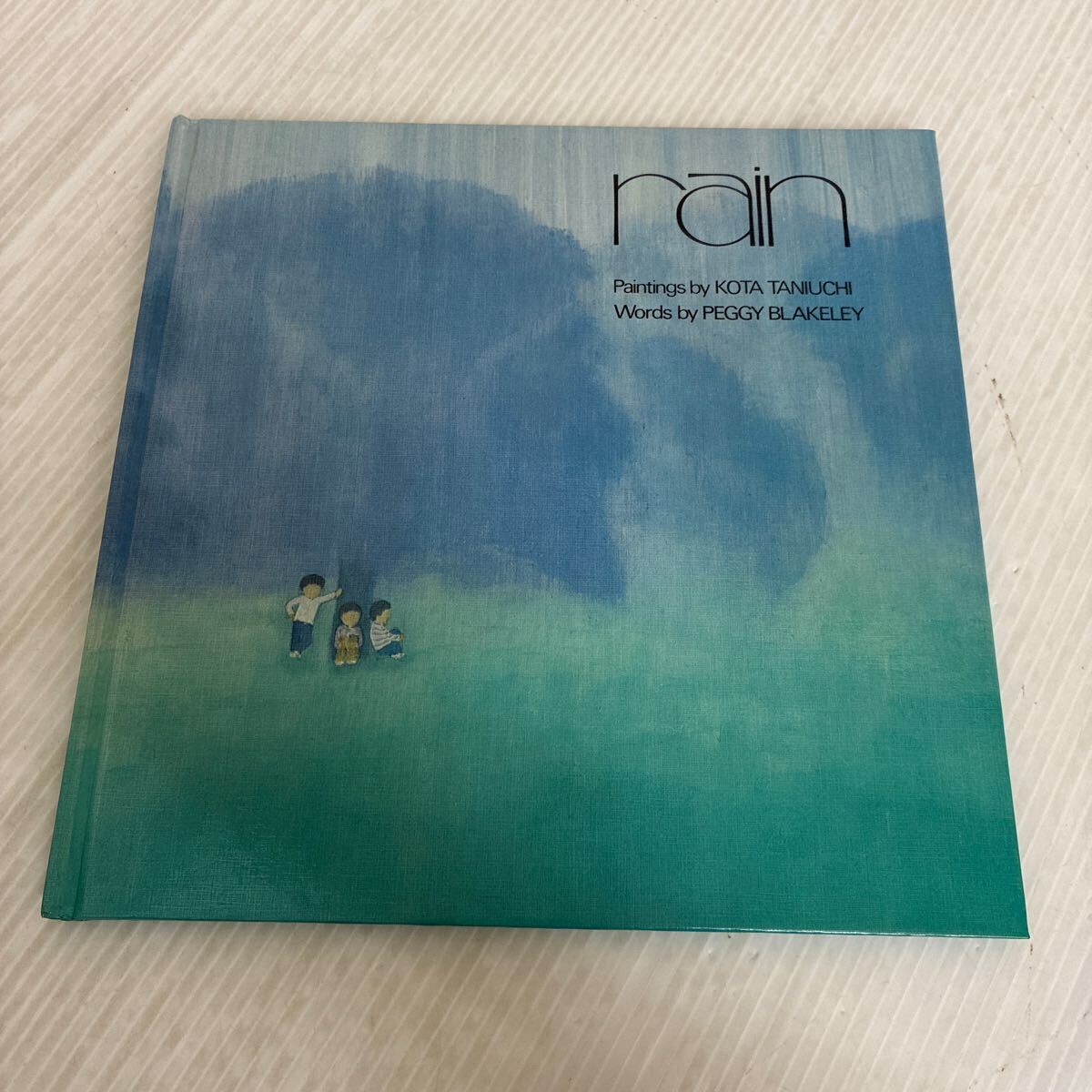 B-ш/ 洋書 rain(にわかあめ) Peggy Blakeley 絵/谷内こうた 文/武市八十雄_画像1