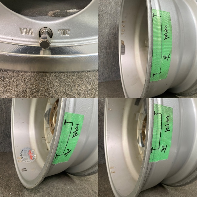 ★GT-149 racing direction ホイール 16インチ ★16×7JJ ET +37 PCD114.3 ★5H★中古 4本★