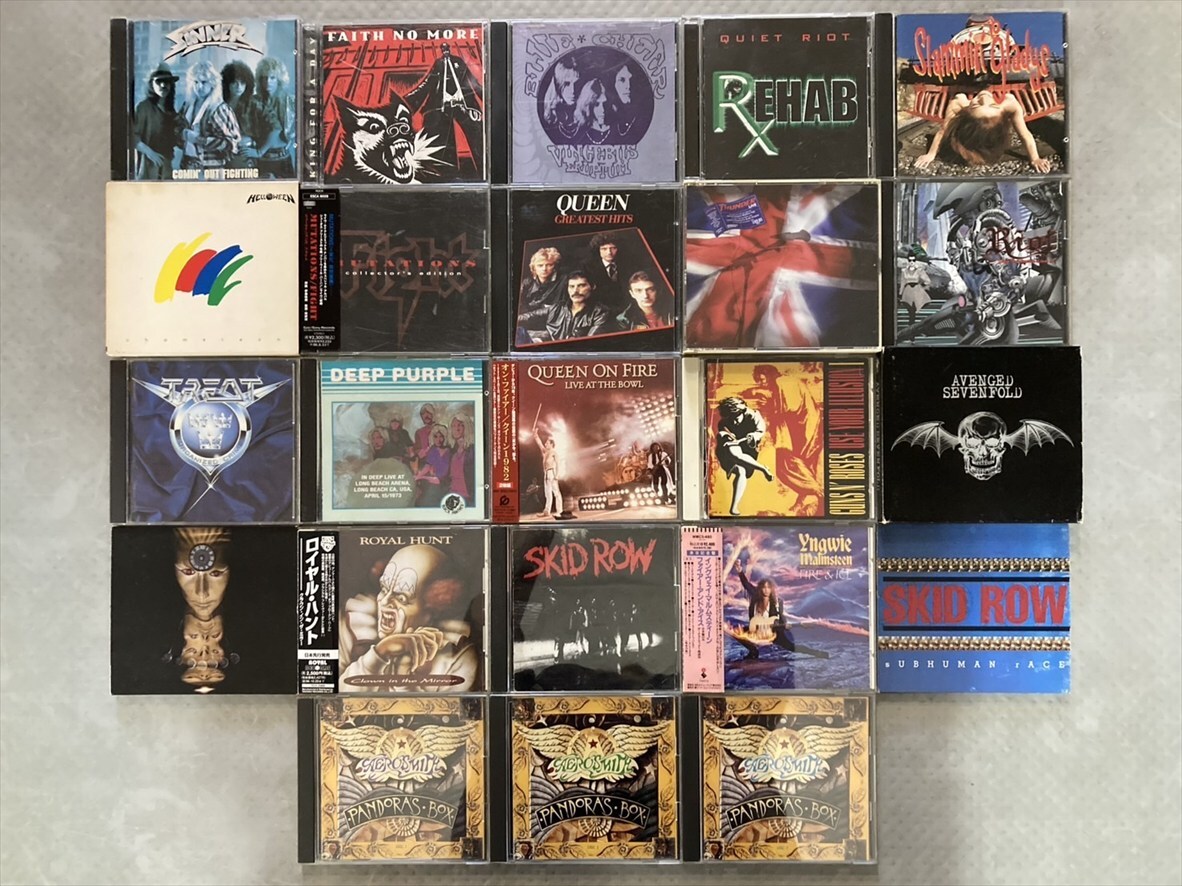 メタル・ハードロック CD まとめて約100枚セット [SX419] メタル・ハードロック CD まとめて約100枚セット [SX419