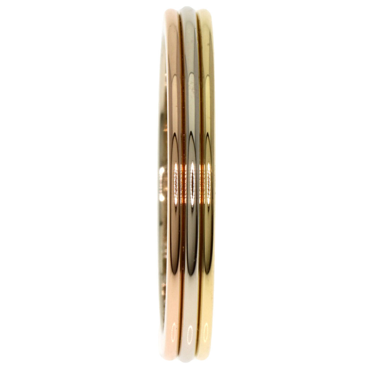 CARTIER カルティエ スリーカラー #57 リング?指輪 K18イエローゴールド レディース 中古