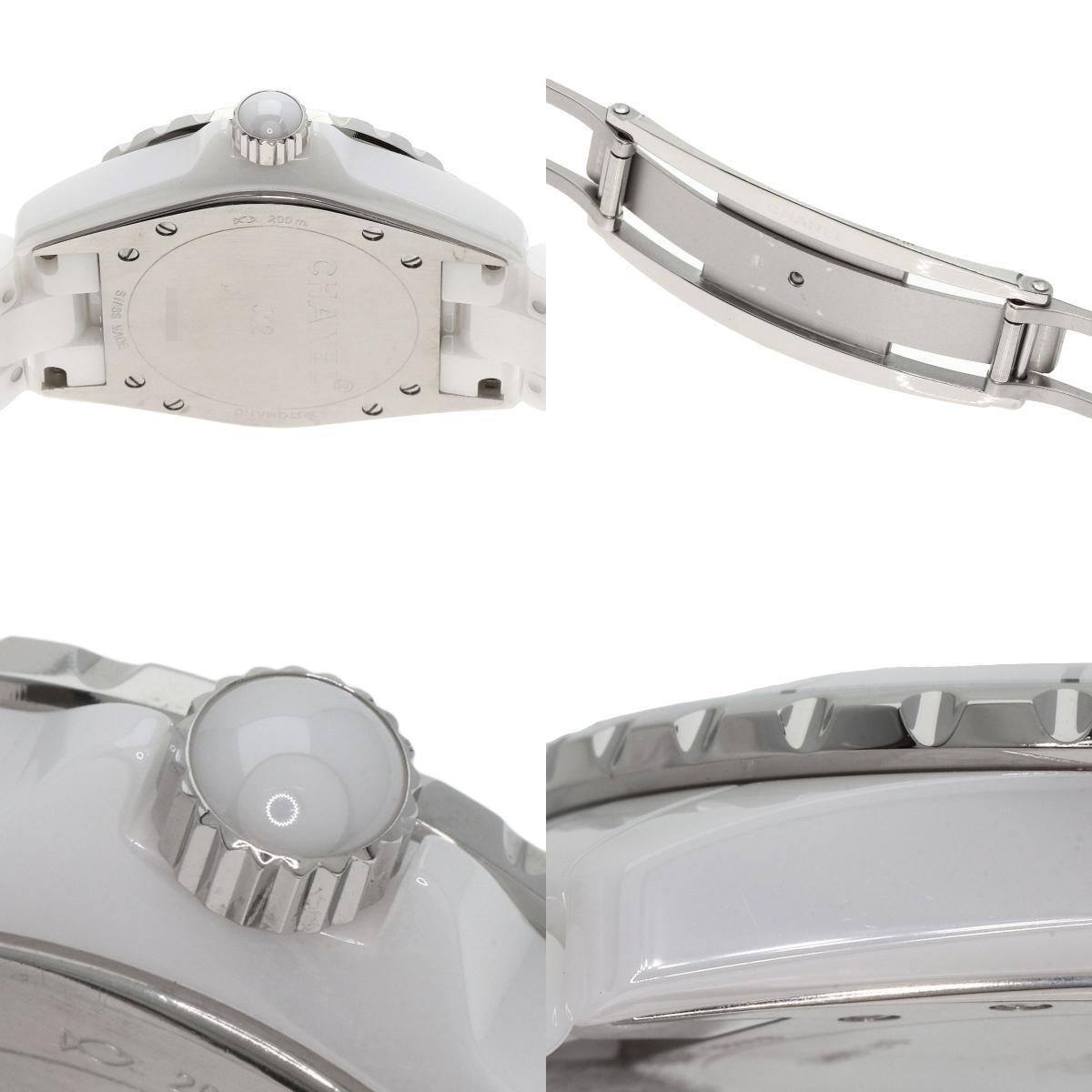 CHANEL シャネル H3214 J12 38mm 8P ダイヤモンド 腕時(shí)計(jì) セラミック セラミック メンズ 中古