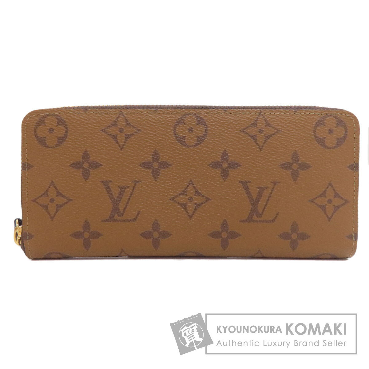 LOUIS VUITTON ルイヴィトン M82336 ポルトフォイユ?クレマンス 長財布（小銭入れあり） モノグラムリバース レディース 中古