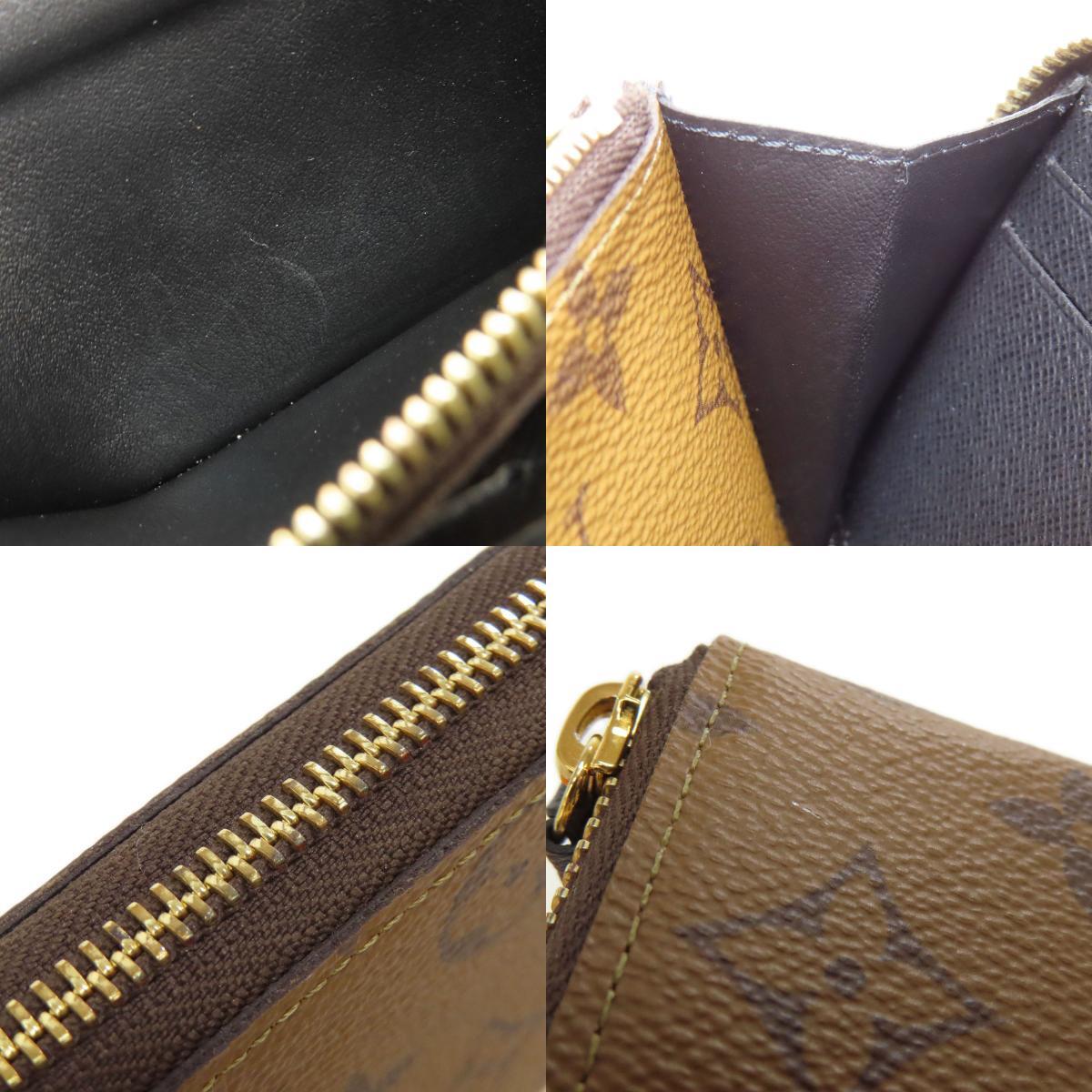 LOUIS VUITTON ルイヴィトン M82336 ポルトフォイユ?クレマンス 長財布（小銭入れあり） モノグラムリバース レディース 中古