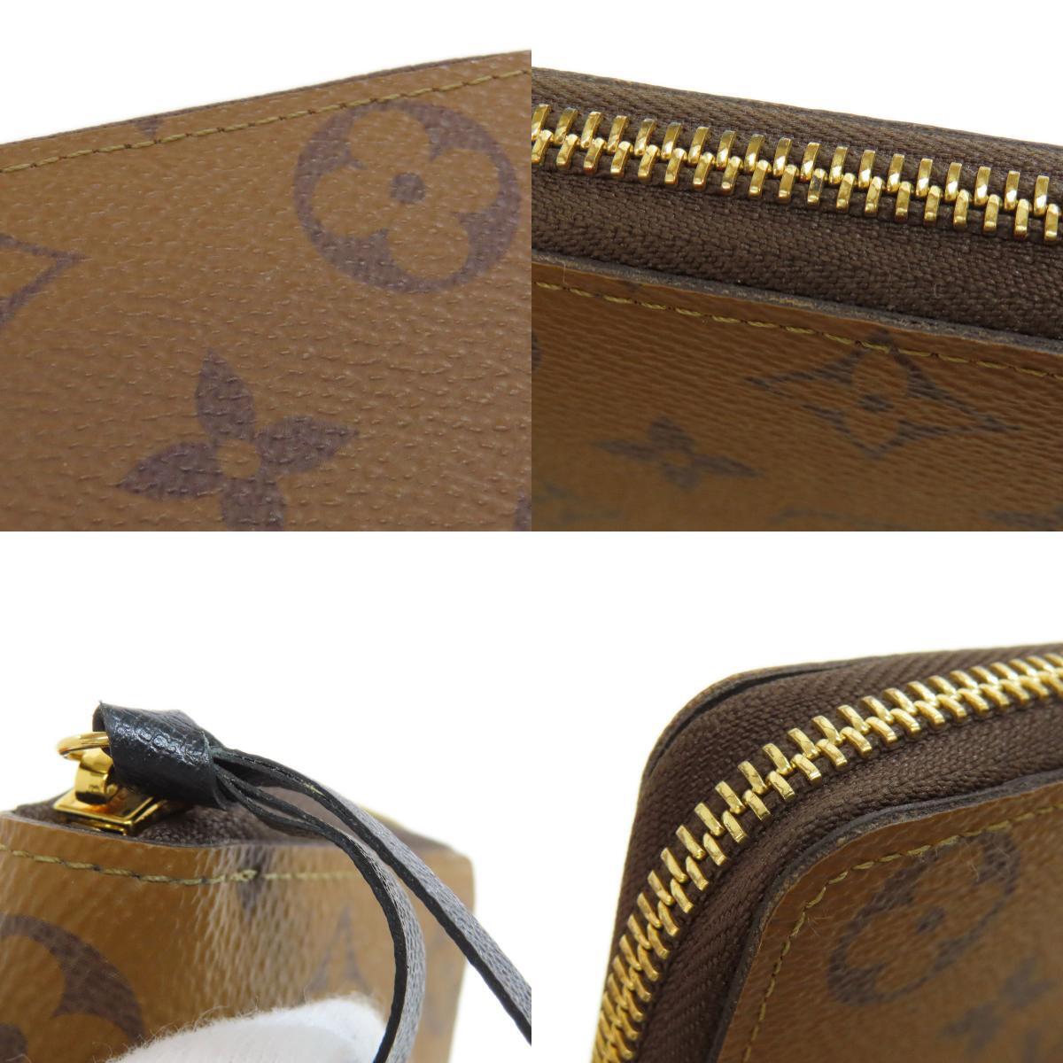 LOUIS VUITTON ルイヴィトン M82336 ポルトフォイユ?クレマンス 長財布（小銭入れあり） モノグラムリバース レディース 中古