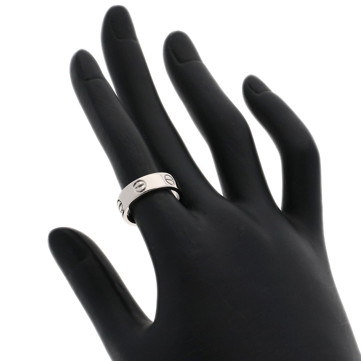 CARTIER カルティエ ラブリング #51 リング?指輪 K18ホワイトゴールド レディース 中古