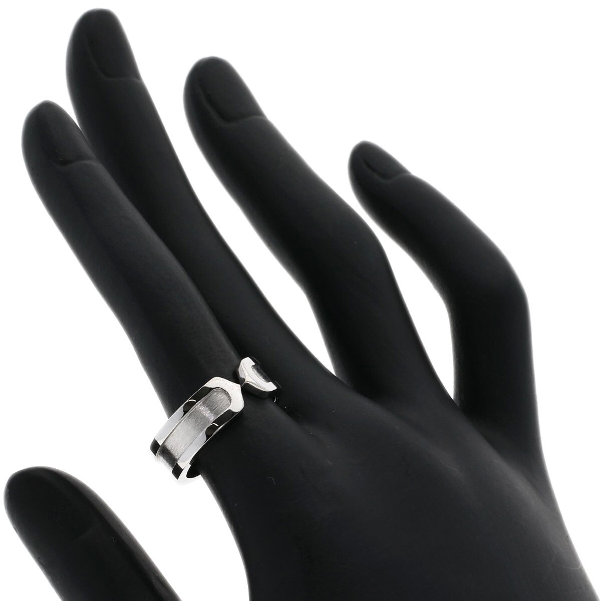 CARTIER カルティエ C2 SM #53 リング?指輪 K18ホワイトゴールド レディース 中古