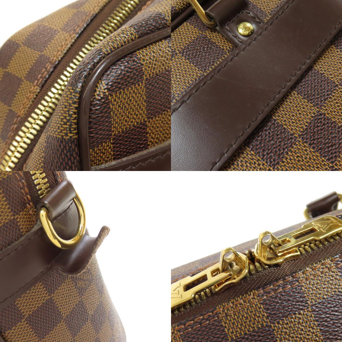 LOUIS VUITTON Louis Vuitton N41122poruto при . man * Voyage GM портфель Damier парусина мужской б/у 
