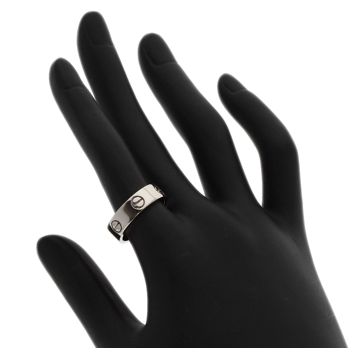 CARTIER カルティエ ラブリング #53 リング?指輪 K18ホワイトゴールド レディース 中古