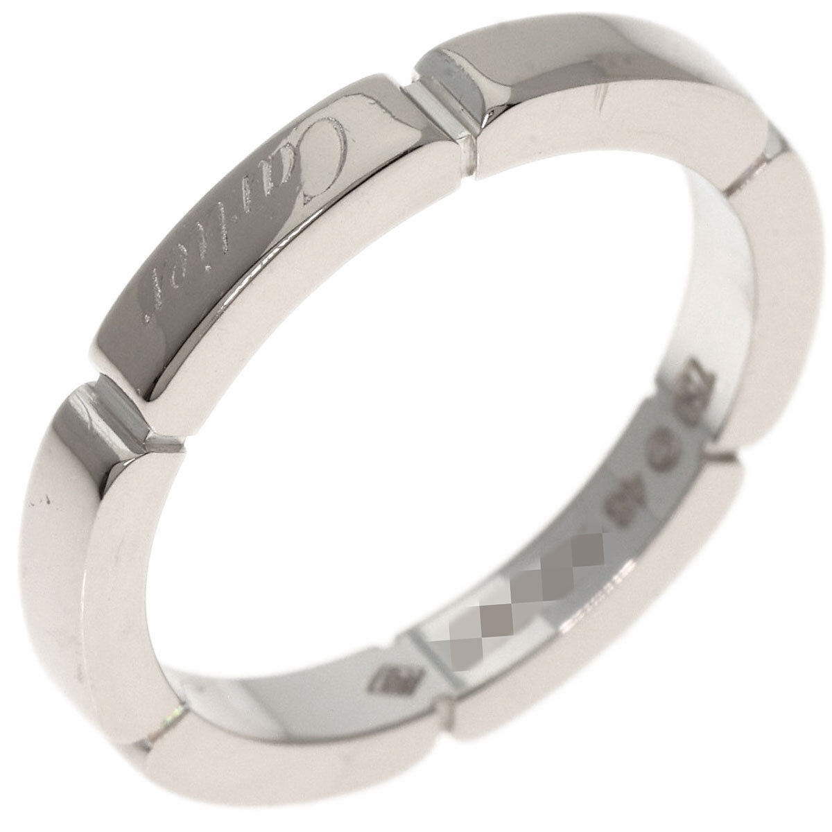 CARTIER カルティエ マイヨン パンテール #48 リング?指輪 K18ホワイトゴールド レディース 中古