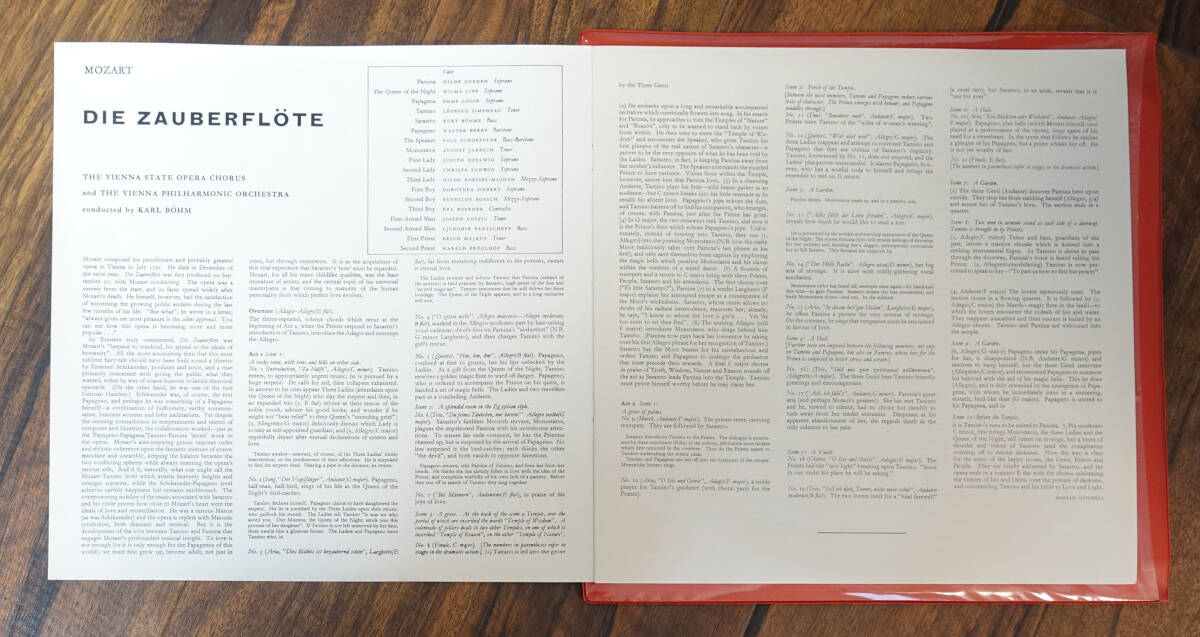 極美! 英DECCA SXL 2215-7 ED1 モーツァルト: 魔笛 カール?ベーム