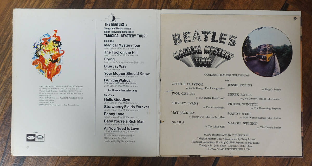極美! US Capitol MONO オリジナル MAL-2835 Magical Mystery Tour / The Beatles