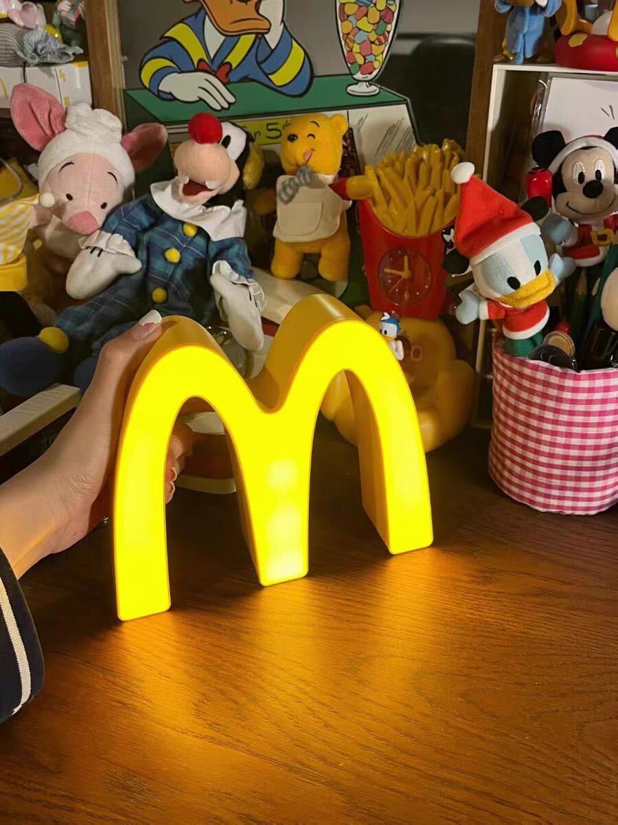 【新品未使用】マクドナルド ゴールデンアーチ ライト 壁掛け Mcdonald’s アメカジ マック　ライト