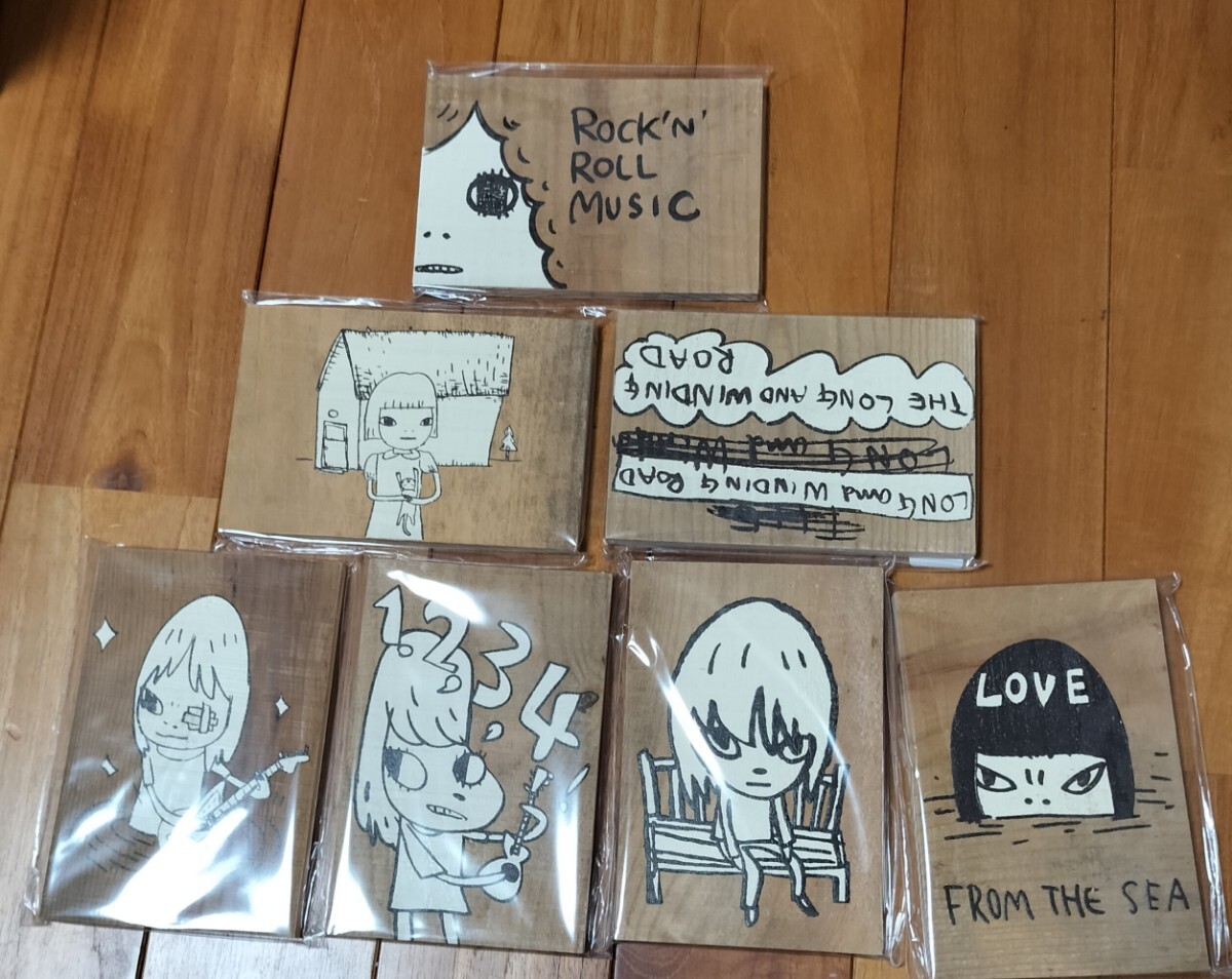 絶版　希少価値　奈良美智　りんご箱　ポストカード　7枚セット　新品未開封 絶版 希少価値 奈良美智 りんご箱 ポストカード 7枚セット 新品未開封