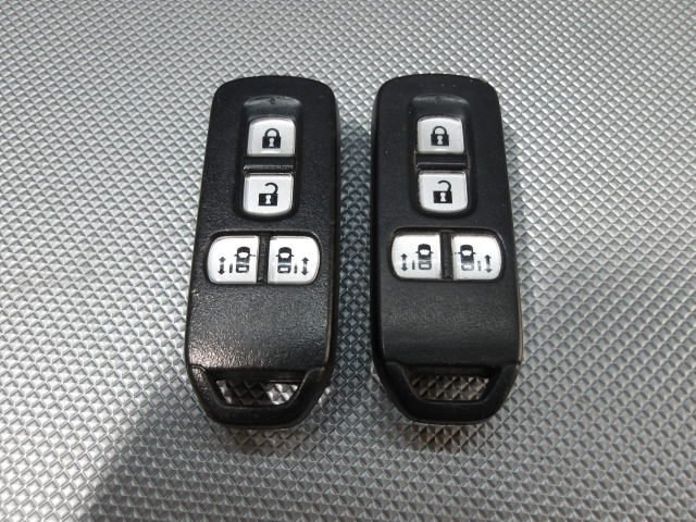 中古 ホンダ N-BOX JF1 スマートキー キーレス 両側(cè)パワースライド 2個セット (棚2437-D303)