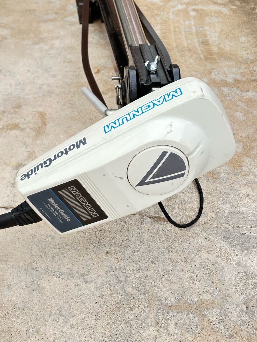 モーターガイド MotorGuide フットコンエレキ12v 34lb マウント付 引取限定 愛知県小牧市