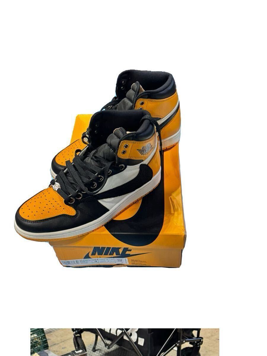 【世界に1足！ オリジナルカスタム】AIR JORDAN 1 RETRO エアジョーダン （検）トラビススコット クロムハーツ