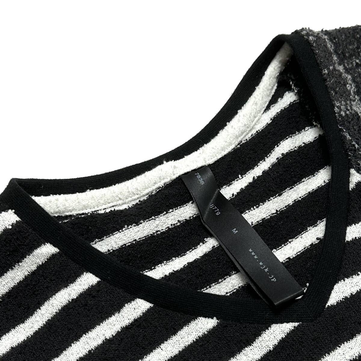 定価1萬 wjk SWITCHING V S/S CUT＆SAWN Tシャツ M　スイッチングブークレーTシャツ　ジュンハシモト　akm