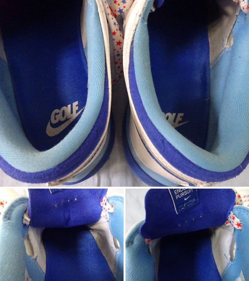 (M-42) ナイキ ゴルフシューズ DX9025-144 26.5㎝ NIKE GOLF スパイク鋲 レンチ IGNIOシューズ入れ まとめて ゴルフ用品 スポーツ 中古_画像6