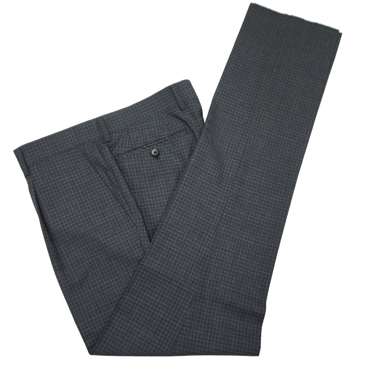renoma 毛100%春夏ワンタックパンツスーツ