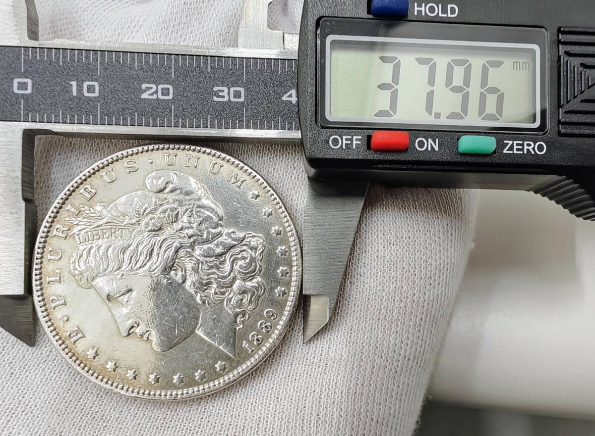 376 アメリカ合衆国 モルガンダラー銀貨 1ドル 1889年 外国銭