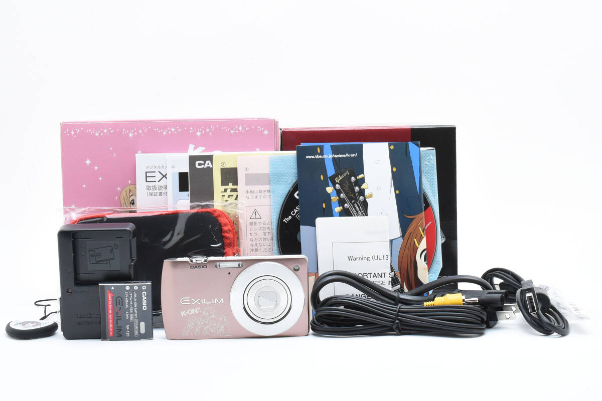 けいおん!デジカメ CASIO EX-S200-PK 限定品 CASIOカシオ EXILIM EX-S200-PKピンク けいおん×EXILIMコラボ