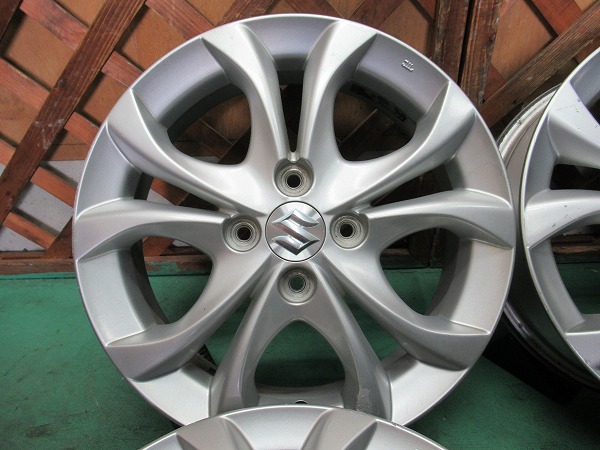 【H864】スズキ純正 アルミホイール 4本!! 4.5J +45 PCD:100-4H