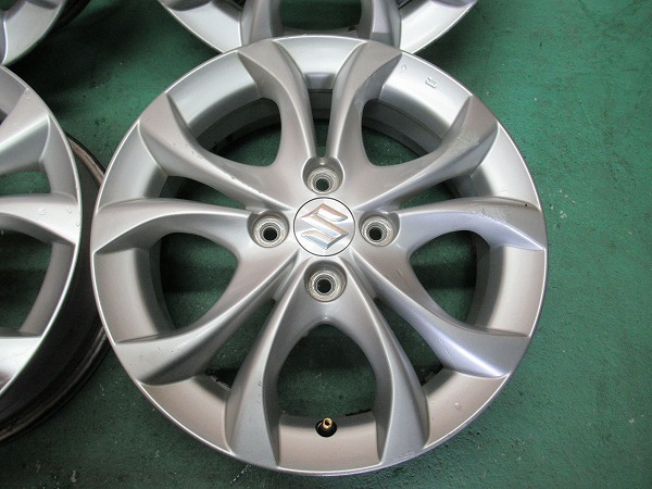 【H864】スズキ純正 アルミホイール 4本!! 4.5J +45 PCD:100-4H