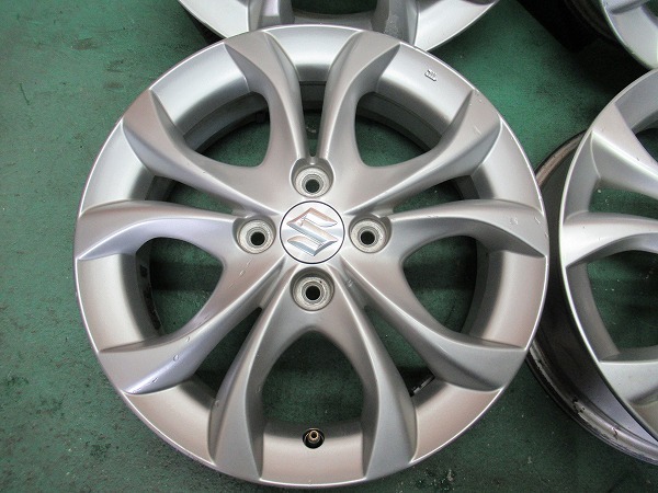 【H864】スズキ純正 アルミホイール 4本!! 4.5J +45 PCD:100-4H