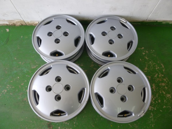 【TN88】ホンダ 純正 アルミホイール 4本!! 3.5J +45 PCD:100-4H 56φ 再涂裝品☆