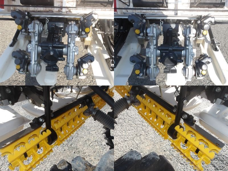 ヤンマー　田植機　RJ4　4條　整地ローター付き　エンジン始動?各種動作確認済み　広島県內(nèi),近郊のみ配送無料